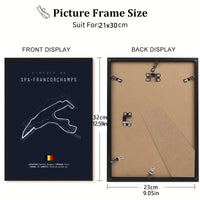 21X30 F1 Internationa Track Circuit Canvas Painting with Wood Frame F1 Wall Art Nordic Poster Aesthetic Motorsport Race Poster