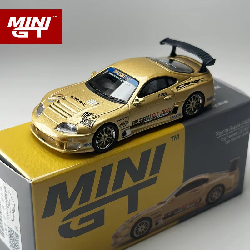 MINIGT 1:64 Supra A80 R35 Top Secret S680 Alloy Car Model 961 977 1045 1069 893 995 971 987 774 1003 1051 954